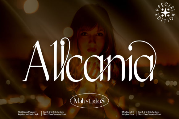 Allcania: A Slab Serif Font for Bold Editorial Design