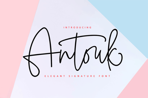 Antuok Signature: The Script Font for Scroll-Stopping Brand Content