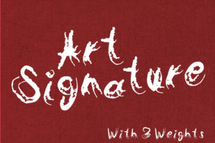 Art Signature Font for Creative Makers