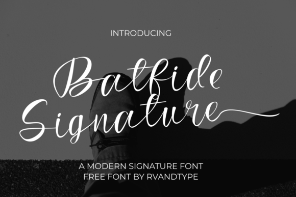 Batfide Signature: A Script Font for Elegant Branding