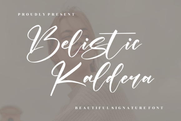 Belistic Kaldera: A Refined Script Typeface for Editorial Design