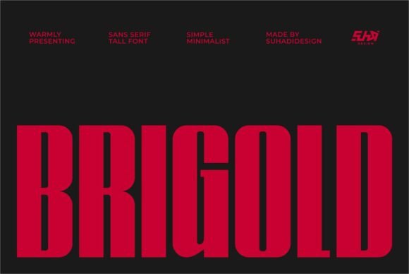 Brigold: A Stylish Sans Serif for Web Design