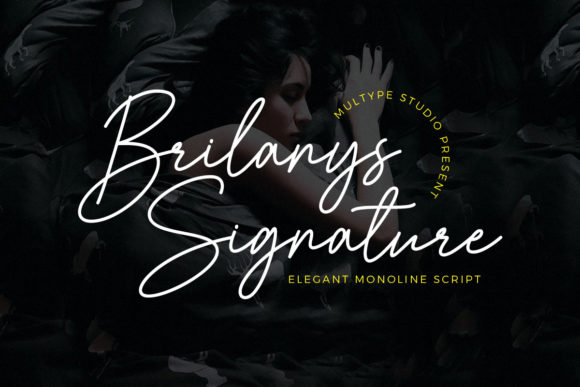Brilanys Signature: A Relaxed Script Font for Editorial Design