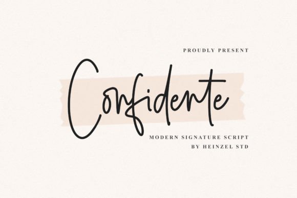 Confidente Signature: A Playful Script Font for Web Design