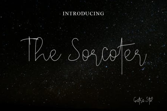 Elevate Web Design with The Sorcoter Signature Typeface