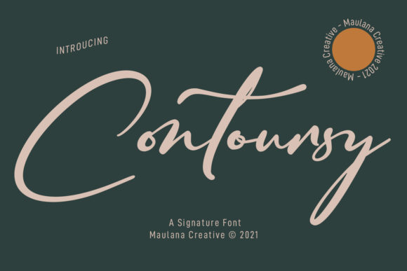 Elevate Your Brand with the Contoursy Signature Font