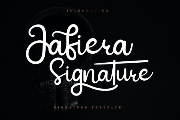 Elevate Your Brand with the Jafiera Signature Typeface