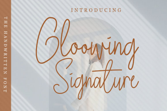 Elevate Your Shop with the Gloowing Signature Font