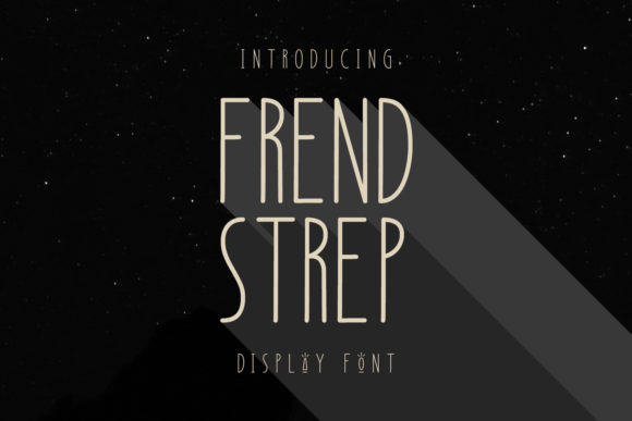 Frend Strep: A Narrow Sans Serif Font for Modern Web Design