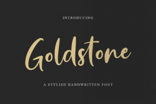 Goldstone Font: Stylish Handwritten Type for Crafters