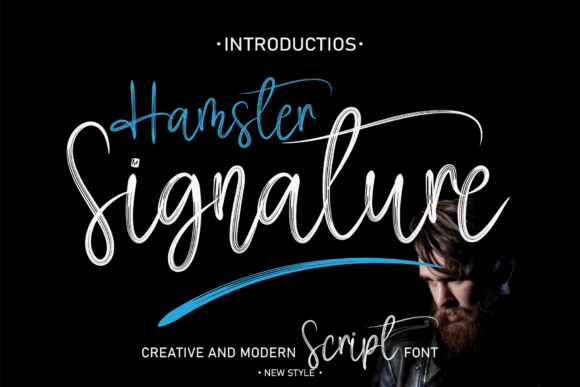 Hamster Signature Font: A Polished Handwritten Typeface for Brands