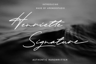 Henriette Signature: A Font That Speaks