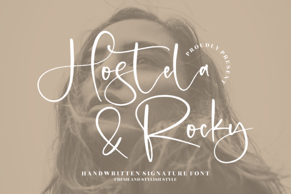 Hostela Rocky: A Handwritten Typeface for Modern Editorial Design