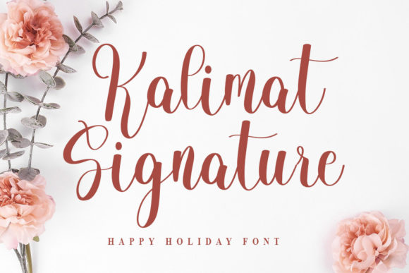 Kalimat Signature: The Handwritten Font That Elevates Your Brand