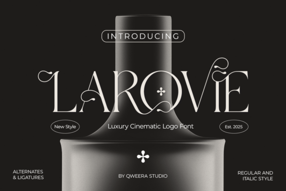 Larovie: A Luxurious Serif for Creative Projects