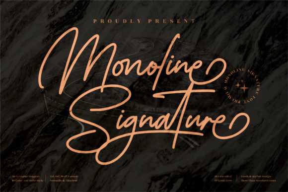 Monoline Signature: A Designer's Take on Modern Script