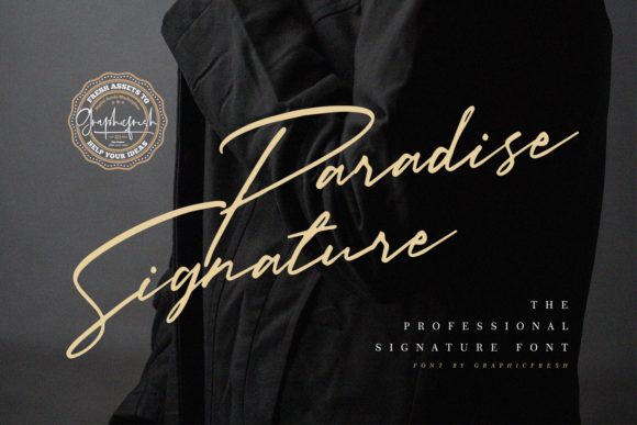 Paradise Signature: A Font That Elevates Your Brand
