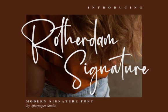 Rotherdam Signature: The Handwritten Font for Scroll-Stopping Brand Content