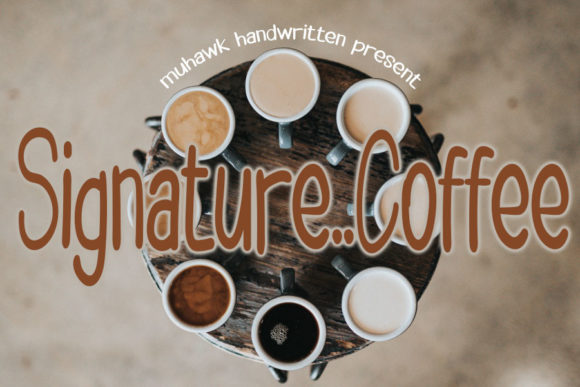 Signature Coffee: A Fresh Sans Serif Typeface for Editors