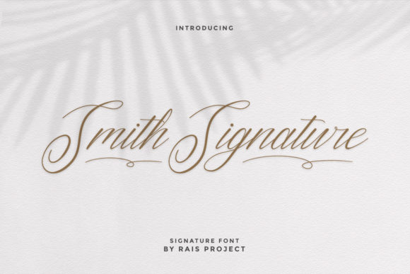 Smith Signature: A Handwritten Font for Makers
